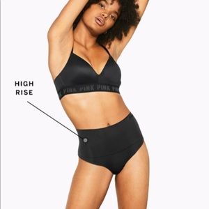 VS PINK seamless hi rise thong NWT